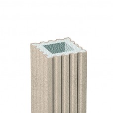 Колонна декоративная фасадный декор Prestige Decor тело с каннелюрами LC 108-21 Full (2.00м)
